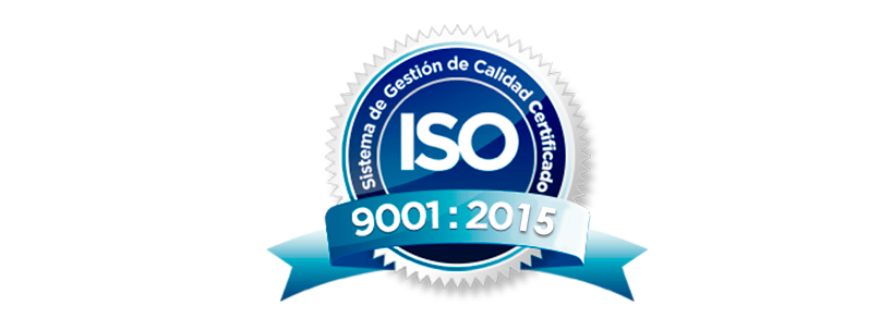 Sello de la norma ISO 9001:2015