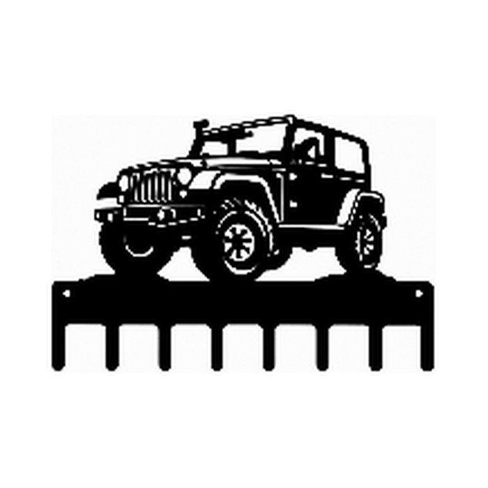 Portallaves de silueta Jeep Adventure, corte láser