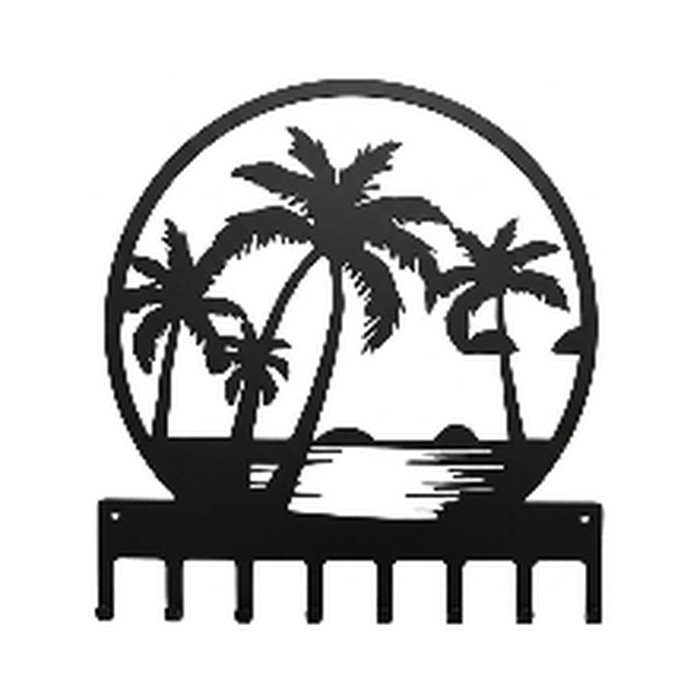 Portallaves de silueta Paraíso, corte láser